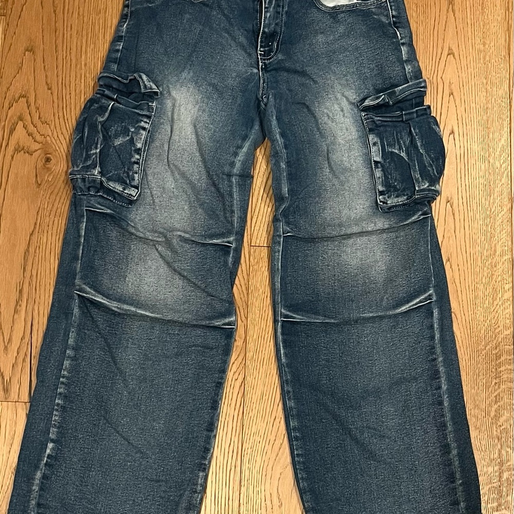 Women's Blue Boyfriend Jeans